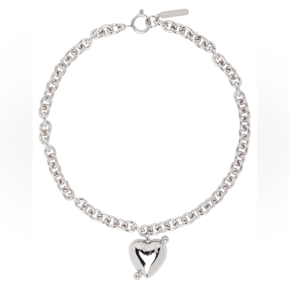 $230 JUSTINE CLENQUET SILVER NECKLACE & EARRINGS